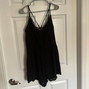 Hollister black romper